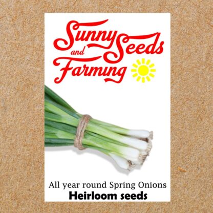 All year round spring onion heirloom seeds