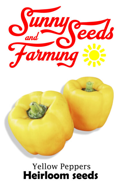 Red Pepppers Heirloom seed packets